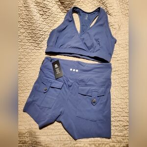 As A Set - Kim By GRRRL Blue Short And BRA